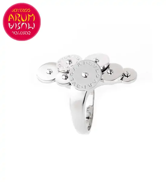 Bulgari Cicladi Ring White Gold 7 Discs RAJ1169