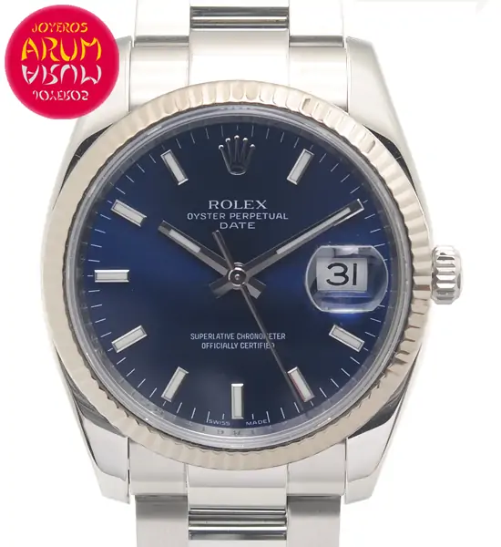 Rolex Date Gold Bezel Shop Ref. 4593/1215 "SOLD"