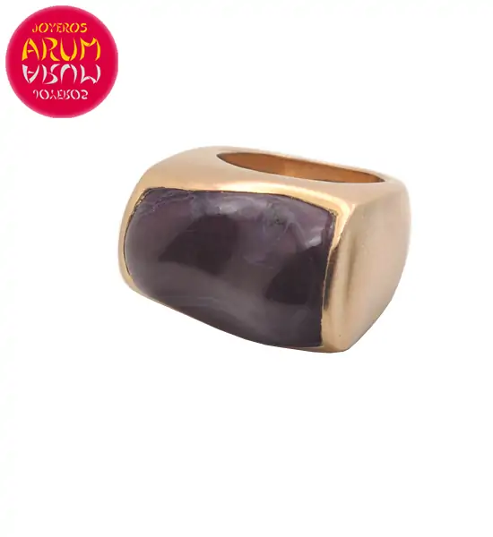 Vasari Ring Rise Gold with Amethyst RAJ1155