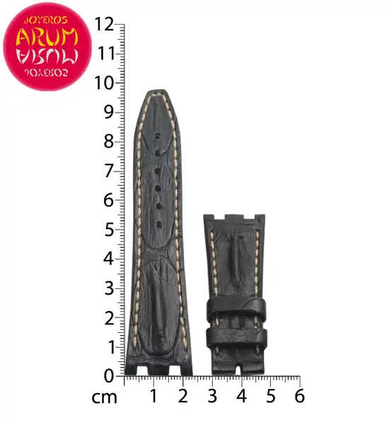 Z Audemars Piguet Strap Black Leather 23 - 18 RAC1143 "SOLD"