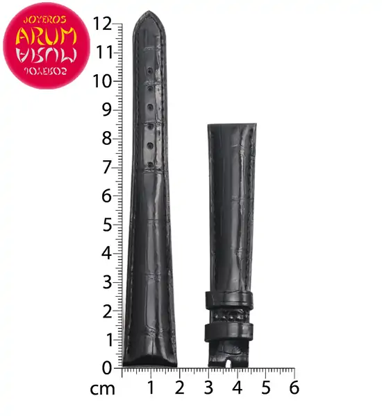 Z Patek Philippe Strap Croco Black Leather 19-14 RAC1149