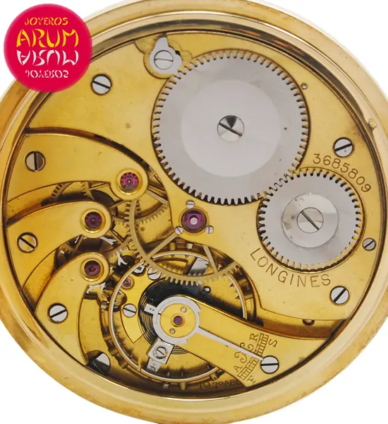 Longines Pocket Watch 18K Gold Shop Ref. 4618/1240