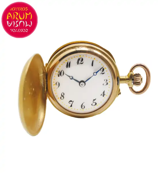 Small Pocket Watch 18K Gold Shop Ref. 4646/1268 Small Pocket Watch 18K Gold Shop Ref. 4646/1268