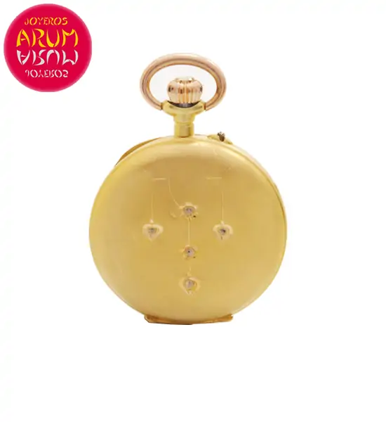 Small Pocket Watch 18K Gold Shop Ref. 4646/1268 Small Pocket Watch 18K Gold Shop Ref. 4646/1268