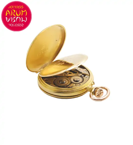 Small Pocket Watch 18K Gold Shop Ref. 4646/1268 Small Pocket Watch 18K Gold Shop Ref. 4646/1268