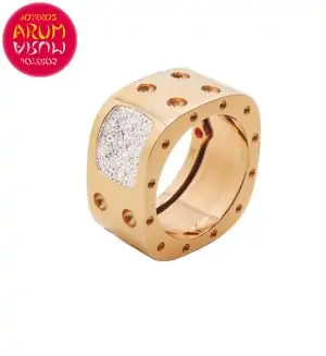Roberto Coin Ring Rose Gold and Diamonds RI9072