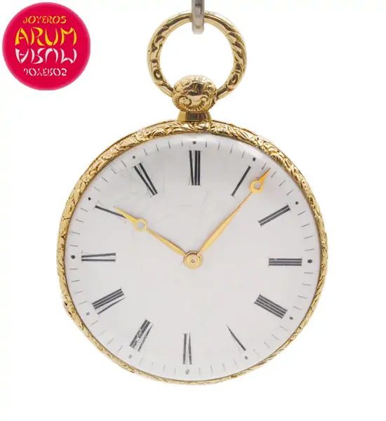 Jules Jacot Pocket Watch 18K Gold Shop Ref. 4654/1276 Jules Jacot Pocket Watch 18K Gold Shop Ref. 4654/1276