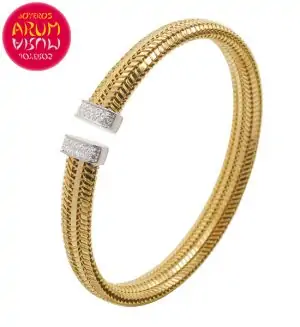 Roberto Coin Bracelet 18K Gold and Diamonds BA2476