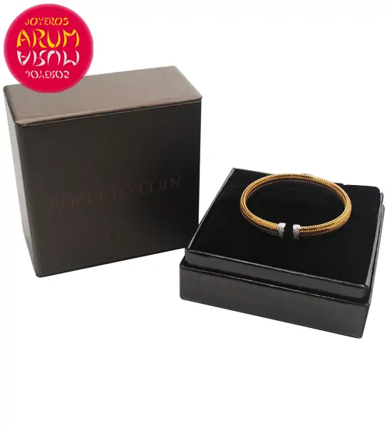 Roberto Coin Bracelet 18K Gold and Diamonds BA2476