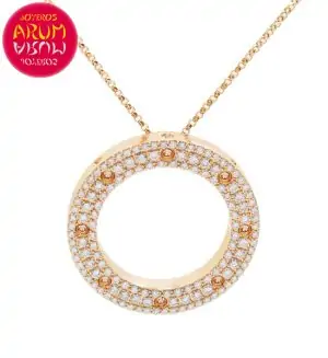 Chain and Pendant Roberto Coin Gold and Diamonds CL1134