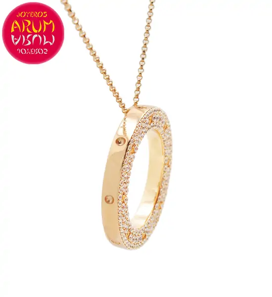 Chain and Pendant Roberto Coin Gold and Diamonds CL1134