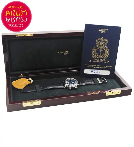 Graham Tompion GMT Alarm Shop Ref. 4690/1312 "SOLD"