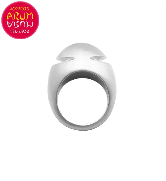 Bulgari Cabochon Ring White Gold RAJ1220 "SOLD"