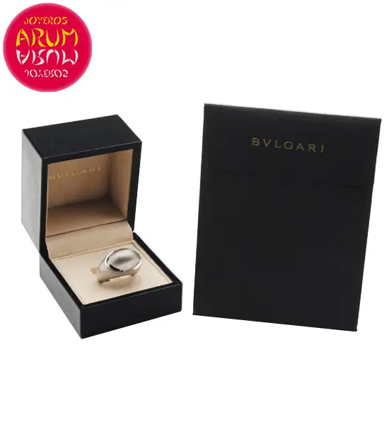 Bulgari Cabochon Ring White Gold RAJ1220 "SOLD"