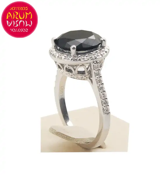 White Gold Ring with Black Diamond 1.60 cts RAJ1224