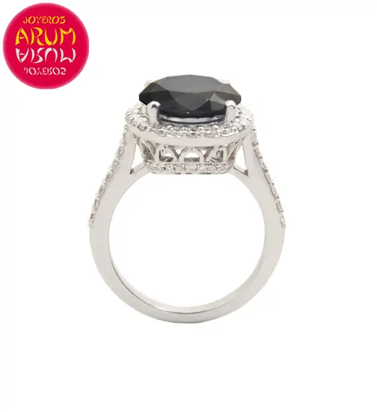 White Gold Ring with Black Diamond 1.60 cts RAJ1224