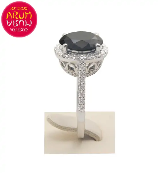 White Gold Ring with Black Diamond 1.60 cts RAJ1224