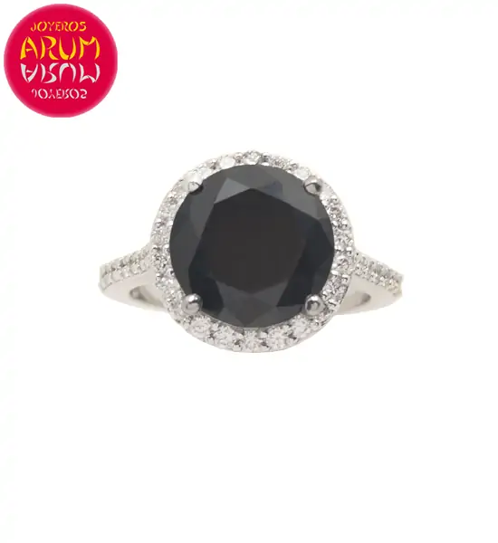White Gold Ring with Black Diamond 1.60 cts RAJ1224