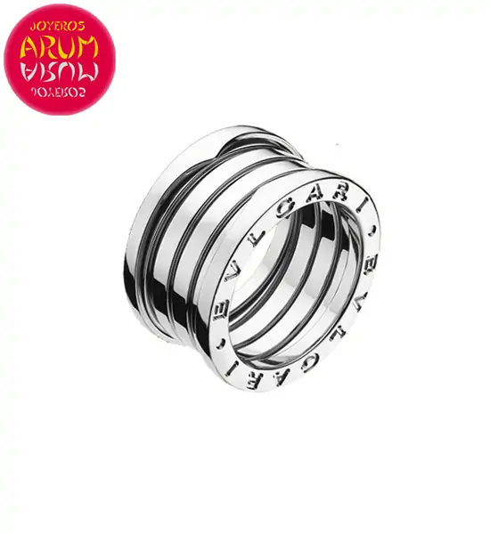 Bulgari Ring B.Zero1 White Gold 4 Band RAJ1218