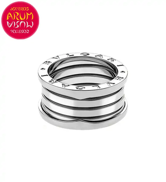 Bulgari Ring B.Zero1 White Gold 4 Band RAJ1218