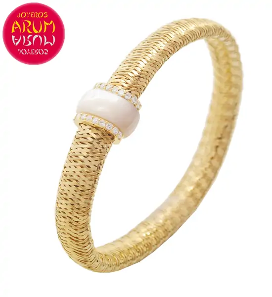 Roberto Coin Bracelet Gold Diamonds Motherpearl BR2541A