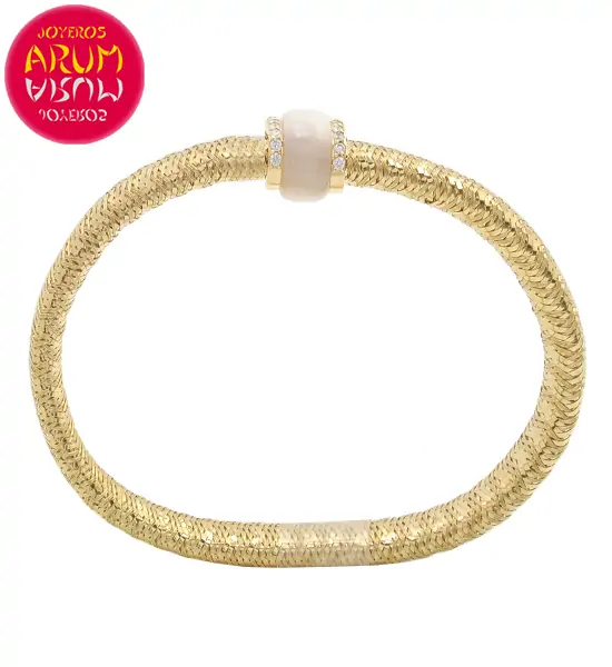Roberto Coin Bracelet Gold Diamonds Motherpearl BR2541A