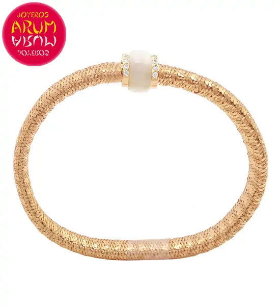 Roberto Coin Bracelet Gold Diamonds Motherpearl BR2541R