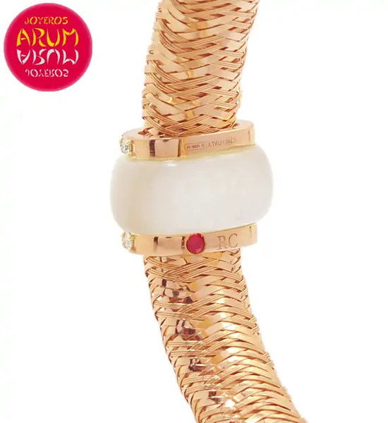 Roberto Coin Bracelet Gold Diamonds Motherpearl BR2541R