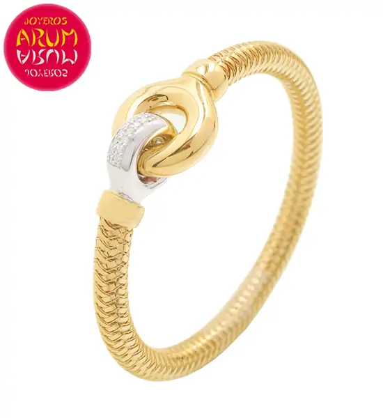 Roberto Coin Bracelet 18K Gold and Diamonds BA2439A