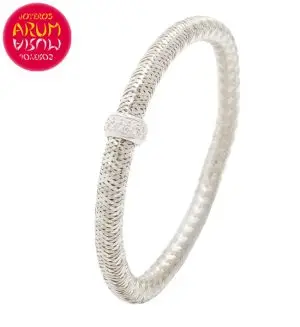 Roberto Coin Bracelet 18K White Gold and Diamonds BR2543B