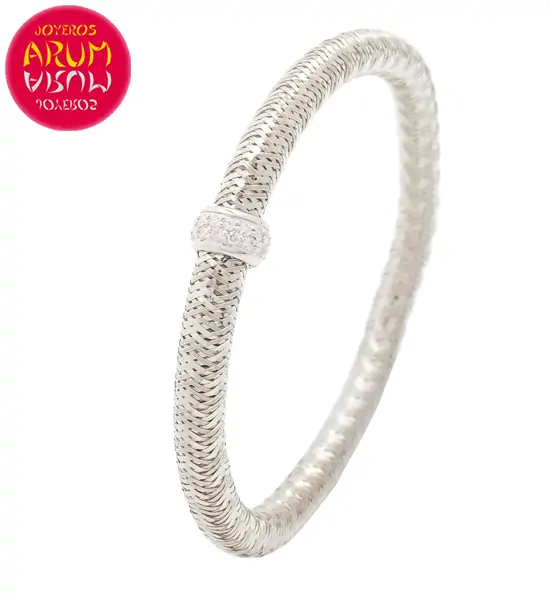 Roberto Coin Bracelet 18K White Gold and Diamonds BR2543B