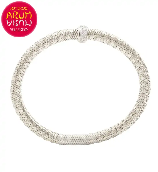 Roberto Coin Bracelet 18K White Gold and Diamonds BR2543B