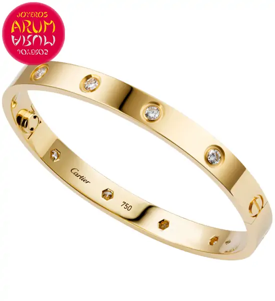 Cartier Love Bracelet 10 Diamonds RAJ1229 "SOLD"