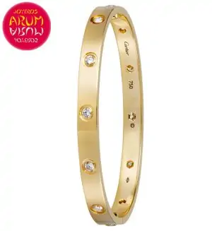 Cartier Love Bracelet 10 Diamonds RAJ1229 "SOLD"