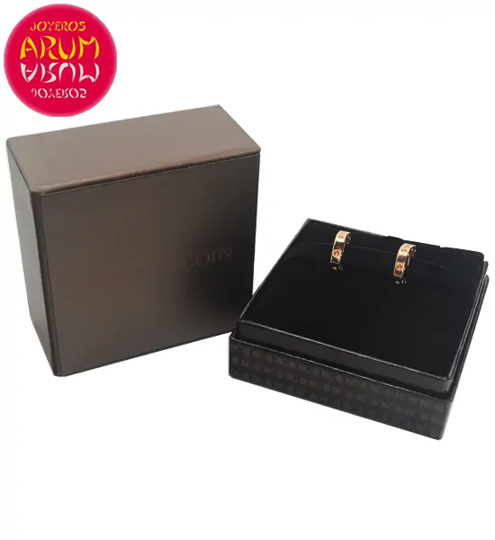 Roberto Coin Earrings Rose Gold with Diamonds EA0969