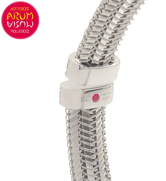 Roberto Coin Bracelet 18K White Gold and Diamonds BA2476B