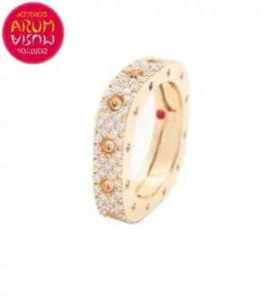 Roberto Coin Ring Rose Gold and Diamonds RI1060