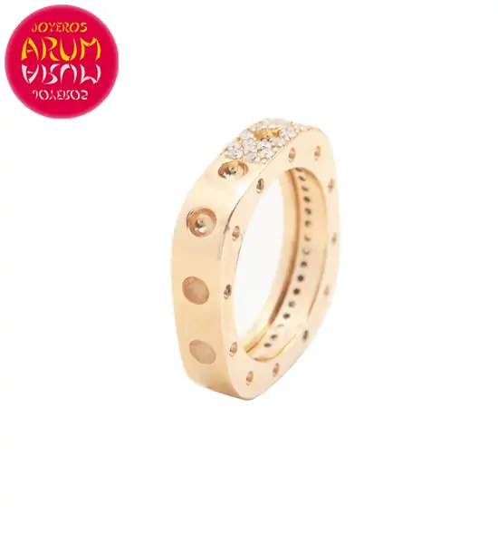 Roberto Coin Ring Rose Gold and Diamonds RI1060