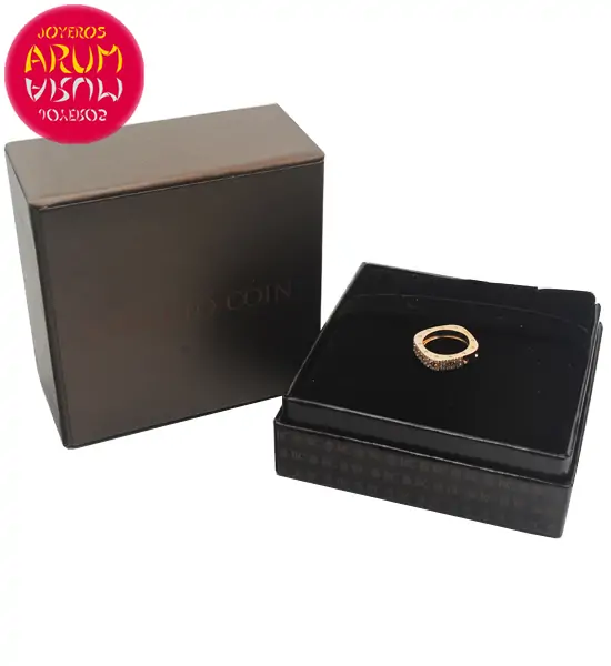 Roberto Coin Ring Rose Gold and Diamonds RI1060
