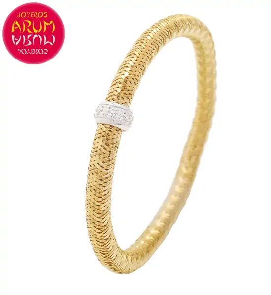 Roberto Coin Bracelet 18K Yellow Gold and Diamonds BR2543