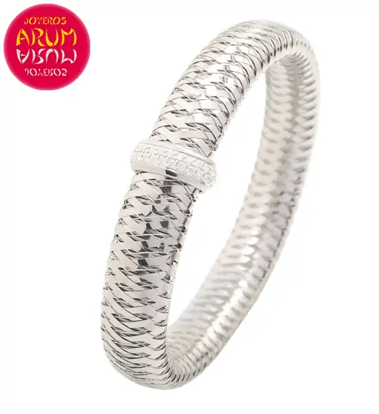 Roberto Coin Bracelet 18K White Gold and Diamonds BR2388