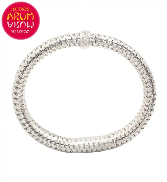 Roberto Coin Bracelet 18K White Gold and Diamonds BR2388