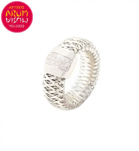 Roberto Coin Ring White Gold Diamonds RI2387B