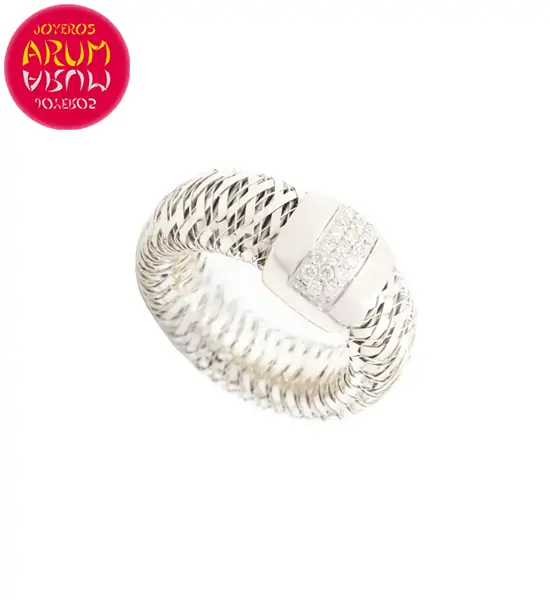 Roberto Coin Ring White Gold Diamonds RI2387B