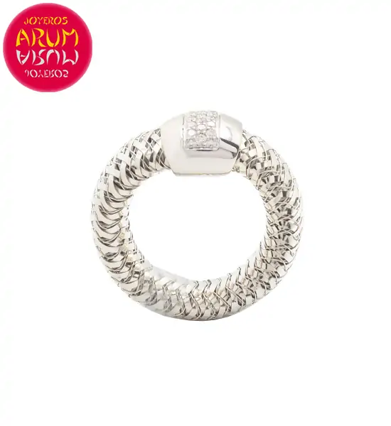Roberto Coin Ring White Gold Diamonds RI2387B