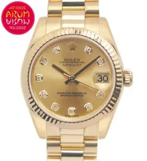 Rolex Datejust Gold Diamond Dial Shop Ref. 4701/1323 "SOLD"