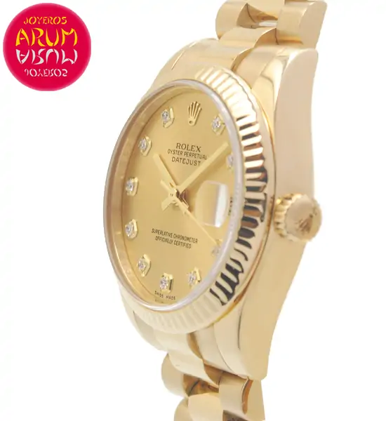 Rolex Datejust Gold Diamond Dial Shop Ref. 4701/1323 "SOLD"