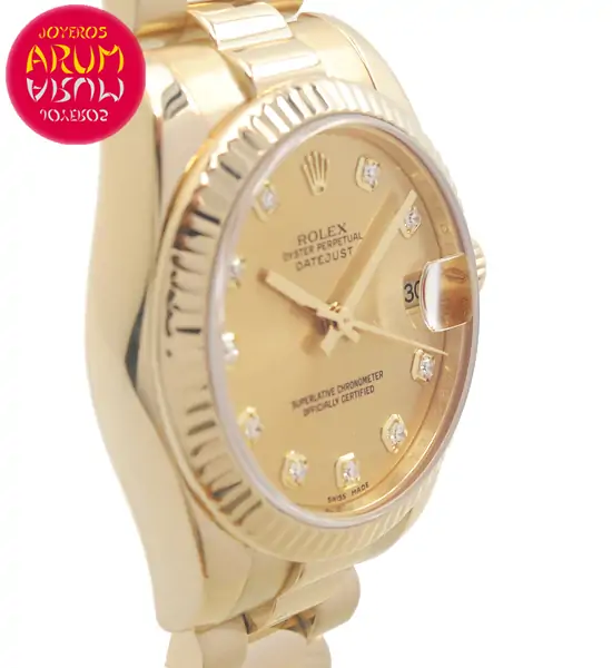 Rolex Datejust Gold Diamond Dial Shop Ref. 4701/1323 "SOLD"