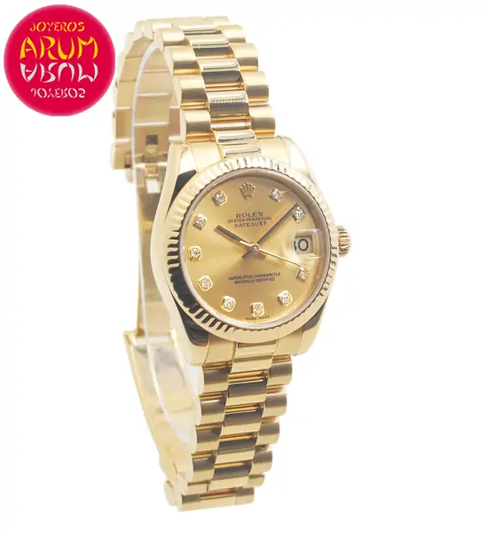 Rolex Datejust Gold Diamond Dial Shop Ref. 4701/1323 "SOLD"