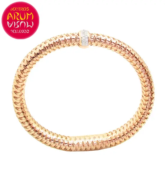 Roberto Coin Bracelet 18K Rose Gold and Diamonds BR2388R